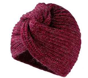 TURBAN CZAPKA BOHO WEŁNIANA CIEPŁA WOOLK SALMA - Czapki damskie - miniaturka - grafika 1