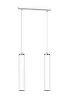 Lampy sufitowe - Emibig Luna lampa wisząca 2-punktowa biała 955/2 955/2 - miniaturka - grafika 1