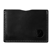 Kosmetyczki, organizery i kuferki - Skórzane etui na karty płatnicze Fjallraven Fjallraven Ovik Card Holder black - ONE SIZE - miniaturka - grafika 1