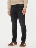 Spodnie męskie - Boss Jeansy Delaware 50527018 Szary Slim Fit - miniaturka - grafika 1