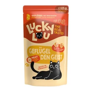 Lucky Lou mokra karma dla kota Adult Drób 64x125 g - Mokra karma dla kotów - miniaturka - grafika 1