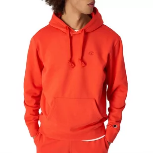Bluza Champion Embroidered Cosy Fit Cotton Hoodie 218491-RS036 - czerwona - Bluzy sportowe męskie - miniaturka - grafika 1