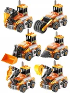 Klocki - Klocki konstrukcyjne maszyny budowlane 141 elementÃ³w - miniaturka - grafika 1