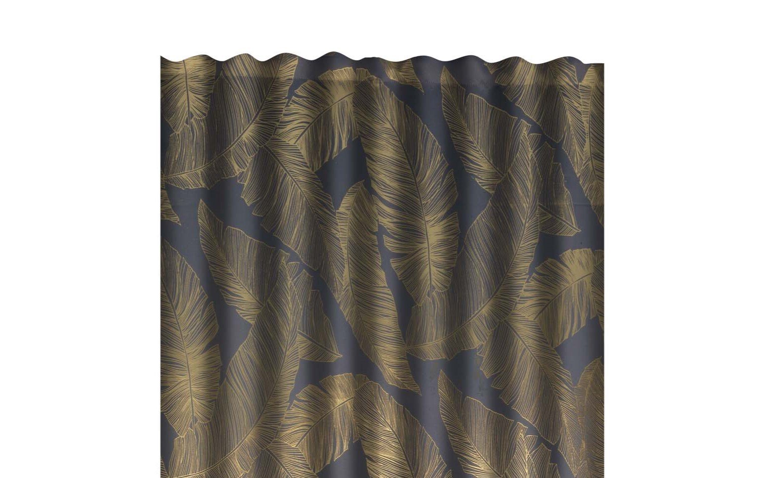 Zasłona zaciemniająca GREAT CHIC szary 135x300 na taśmie