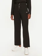 Spodnie sportowe damskie - Boss Spodnie dresowe 50520148 Czarny Relaxed Fit - miniaturka - grafika 1