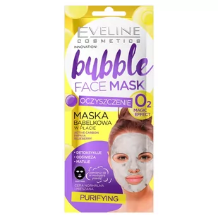 Eveline Bubble Face Maska bąbelkowa w płacie Oczyszczenie - Maseczki do twarzy - miniaturka - grafika 1