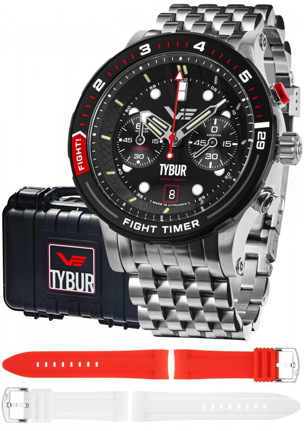 Zegarek Vostok Europe Zegarek męski Vostok Europe 6S21-511ES14B srebrny