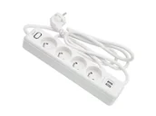 Listwy zasilające - XENIC FRA107U 4 GNIAZDA BIALA >> DO 30 RAT 0% (RRSO 0%) I PÓŁ ROKU NIE PŁACISZ > OD 99ZŁ > SPRAWDŹ PROMOCJE - miniaturka - grafika 1