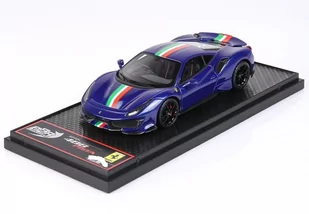 Bbr Ferrari 488 Pista Rhd 2019 Blue Tour De 1:43 Car76 - Samochody i pojazdy dla dzieci - miniaturka - grafika 1