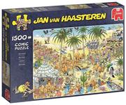 Puzzle - Jumbo Spiele 19059 - Jan Van Haasteren - Oase 1500 części - miniaturka - grafika 1