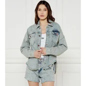 Kurtki damskie - GUESS Jeansowa kurtka | Regular Fit - miniaturka - grafika 1