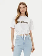 Koszulki i topy damskie - Silvian Heach T-Shirt Knippi GPP25190TS Biały Regular Fit - miniaturka - grafika 1