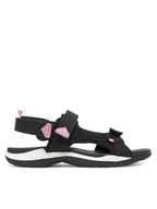 Buty dla dziewczynek - Roxy Sandały CS8126-01 Czarny - miniaturka - grafika 1