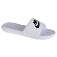Klapki i japonki damskie - Klapki Nike Victori One Slide CN9677-100 białe - miniaturka - grafika 1