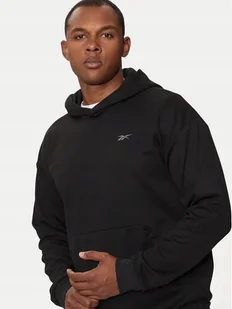 Reebok Bluza sportowa męska r. S czarna kaptur kieszeń zamek 100070728 - Bluzy męskie - miniaturka - grafika 1