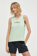 Koszulki sportowe damskie - Columbia top North Cascades damski kolor zielony - miniaturka - grafika 1