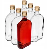 Domowy wyrób alkoholu - Browin Butelka Piersiówka 0,5 L z zakrętką - 6 szt. - miniaturka - grafika 1