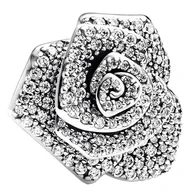Charmsy - Charms do Pandora - CHARMS RÓŻA PAVE - miniaturka - grafika 1