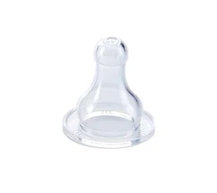 Thermobaby, Smoczek silikonowy do butelek PP, 4 m+, 2 szt. - Smoczki do butelek - miniaturka - grafika 1