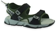 Buty dla chłopców - Sandały dziecięce na lato dla chłopca Wojtyłko 24443 Zielone - miniaturka - grafika 1