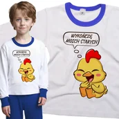 Piżamy dla dziewczynek - Piżama dziecięca Wykończę Moich Starych Śmieszny Kurczak Urwis 98/104 - VoloDonum - miniaturka - grafika 1
