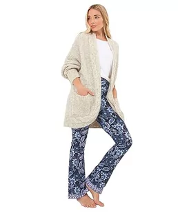 Joe Browns Damski kardigan Sloe Joes Slouchy z dzianiny Marl Longline, brązowy, M (12-14), Szarobeżowy, M - Swetry damskie - miniaturka - grafika 1