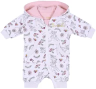 Pajacyki dla niemowląt - Beżowo-różowy kombinezon niemowlęcy Bambi DISNEY 12-18 m 86 cm - miniaturka - grafika 1