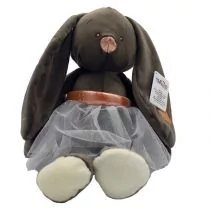 Axiom Maskotka Króliczka Edytka szara 26 cm - Maskotki i pluszaki - miniaturka - grafika 1