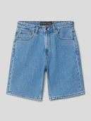 Spodnie i spodenki dla chłopców - Szorty jeansowe z detalami z logo model ‘SATURN’ - miniaturka - grafika 1