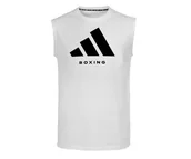 Kimona, stroje i obuwie - Koszulka Adidas Boxing Tank Top Biały • Rozmiar: L - miniaturka - grafika 1