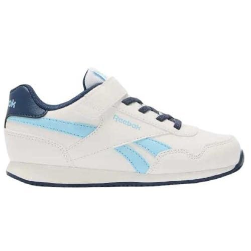 Reebok Royal Jog 3.0 Elastic & Top Strap Sneaker chłopięce sneakersy, Ftwrwhite Digitalblue Batikblue, 22.5 EU