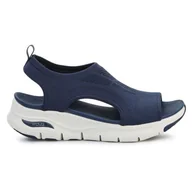 Sandały damskie - Sandały Skechers Arch Fit City Catch 119236-NVY niebieskie - miniaturka - grafika 1
