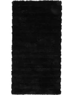 Dywaniki łazienkowe - DYWANIK DO ŁAZIENKI CZARNY SHAGGY HENRY MIĘKKI ANTYPOSLIZGOWY 80x150CM - miniaturka - grafika 1