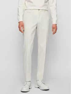 BOSS Spodnie materiałowe Broad1-W 50447070 Beżowy Slim Fit - Spodnie męskie - miniaturka - grafika 1