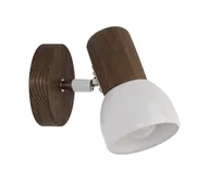 Lampy ścienne - Spot-Light DO2225156 - Kinkiet punktowy NEL 1xE27/15W/230V orzech - miniaturka - grafika 1