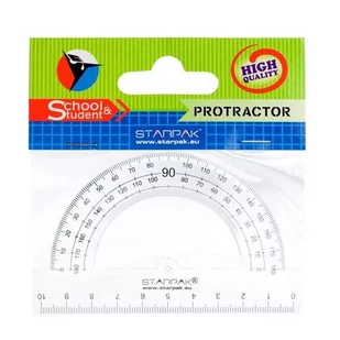 Starpak Kątomierz 180 10cm - Linijki, ekierki - miniaturka - grafika 3