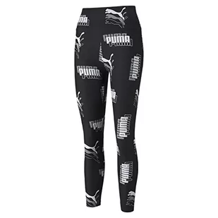 PUMA Damskie legginsy Power wysoka talia 7/8 AOP - Legginsy - miniaturka - grafika 1