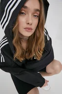 Kurtki damskie - Adidas Originals Originals kurtka Adicolor damska kolor czarny przejściowa - miniaturka - grafika 1