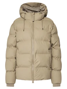 Rains Kurtka zimowa Unisex 15120 Beżowy Regular Fit - Kurtki damskie - miniaturka - grafika 1