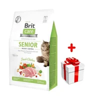 Sucha karma dla kotów - BRIT Care Cat Grain-Free Senior Weight Control 2kg + niespodzianka dla kota GRATIS! - miniaturka - grafika 1