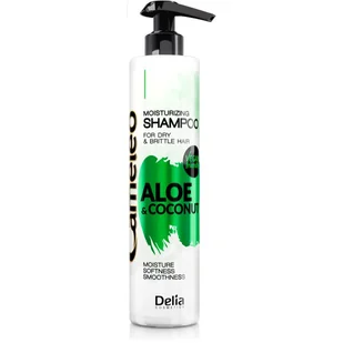 Delia Cosmetics Cameleo Aloes i Kokos Szampon nawilżający do włosów 250ml - Szampony do włosów - miniaturka - grafika 1