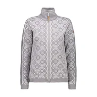 Swetry damskie - CMP Sweter damski knitted Con Zip szary szary (Grey M.) 48 - miniaturka - grafika 1