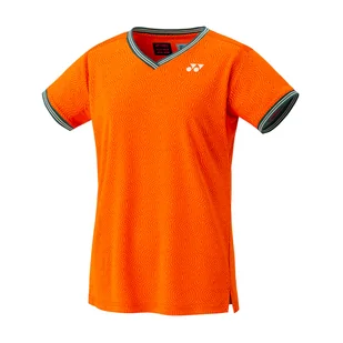 Koszulka damska Yonex  Womens Crew Neck Shirt 20758 Bright Orange S - Koszulki sportowe damskie - miniaturka - grafika 1