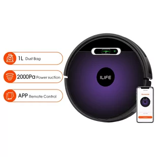 Robot sprzątający Ilife V3s Max Fioletowy - Roboty sprzątające - miniaturka - grafika 7