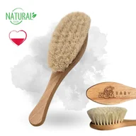 Szczotki do włosów dla dzieci - Naturalna szczotka do włosów dla niemowląt miękka kozina Baby by Zuti - miniaturka - grafika 1