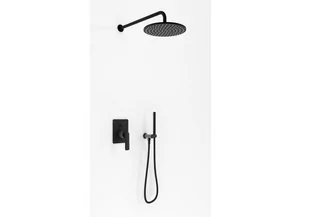 Kohlman QW210EBR30 EXPERIENC EBLACK zestaw prysznicowy - Słuchawki prysznicowe - miniaturka - grafika 1