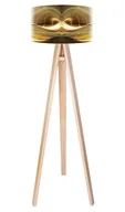 Lampy stojące - Macodesign Lampa podłogowa Magia złota tripod-foto-042p, 60 W - miniaturka - grafika 1