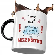 Kubki - Kubek Czarny Dla Mileny Przyjaciółki Na Prezent z Nadrukiem ze Zdjęciem + Opakowanie na prezent (wzór 03) - miniaturka - grafika 1