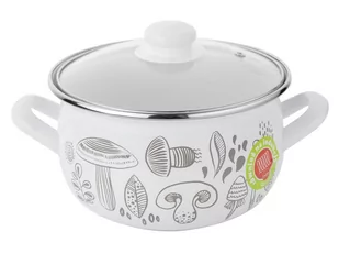Fl1 GARNEK EMALIOWANY PYZA PORTOBELLO Z/P 18CM 3L 000-GAR-18PORTOBELLO - Garnki - miniaturka - grafika 1