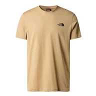 Koszulki sportowe męskie - Koszulka The North Face Simple Dome 0A2TX5LK51 - beżowa - miniaturka - grafika 1